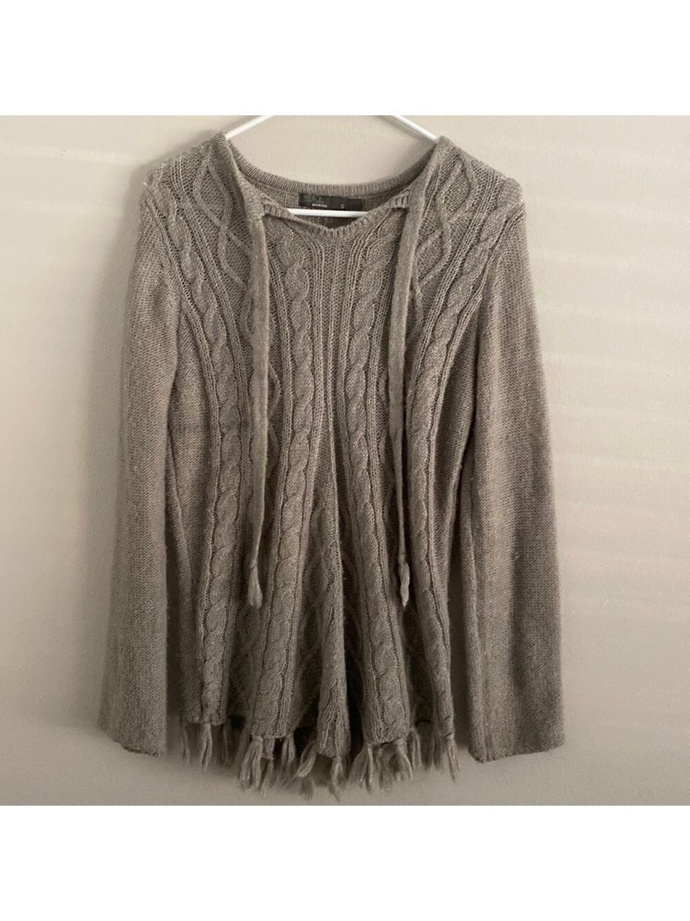 PrAna poncho style loose knit sweater